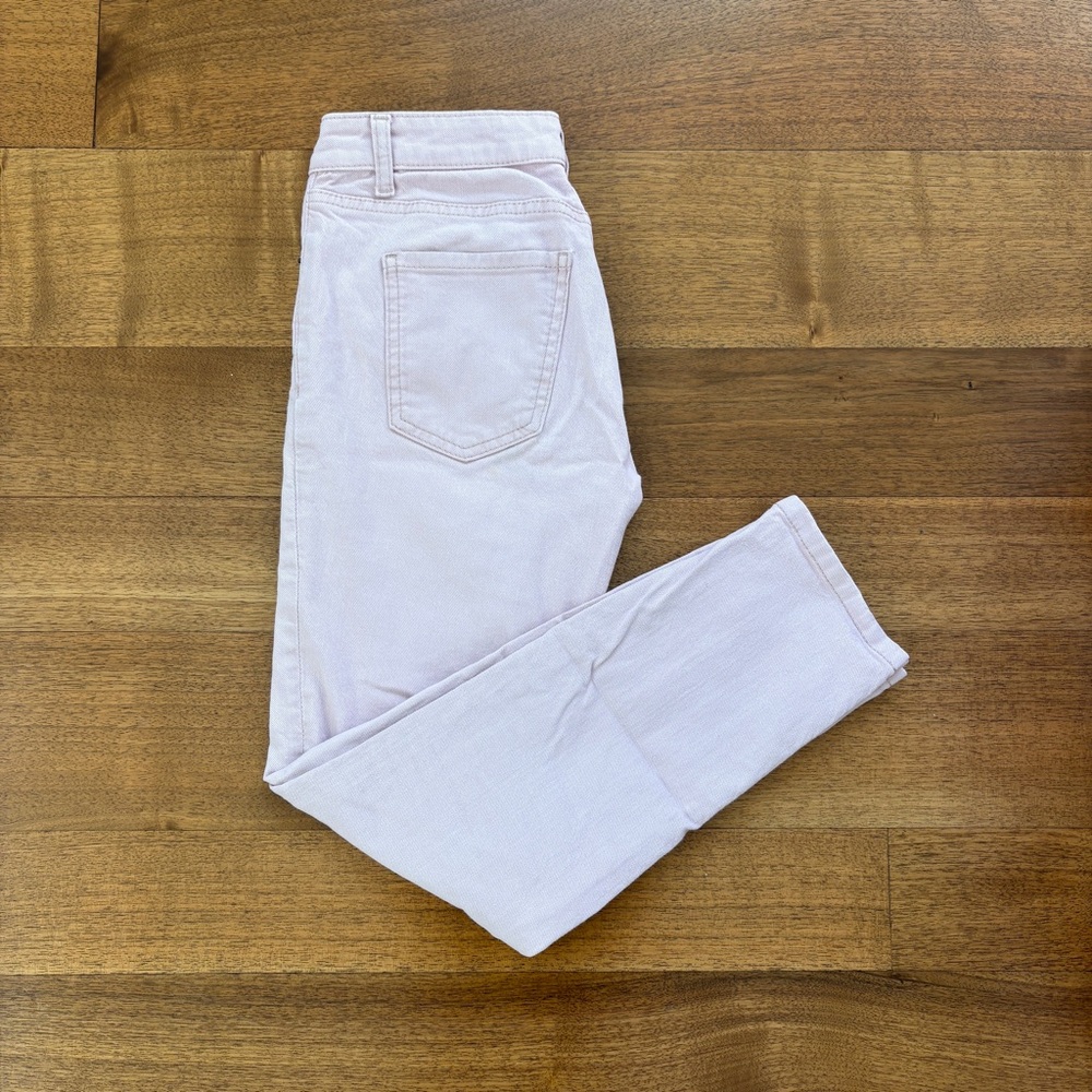 Boden Light Pink Slim Fit Cropped Jeansp